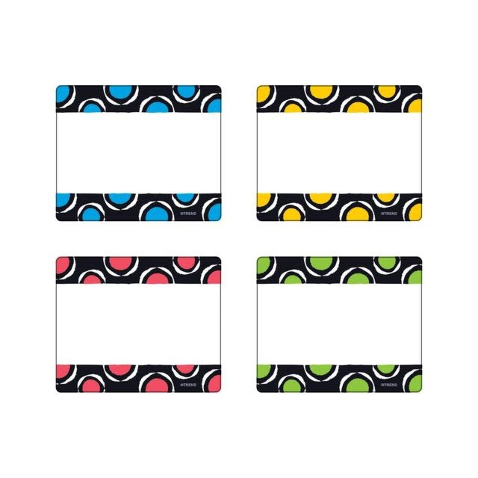 Trend Enterprises BOLD STROKES CIRCLES Terrific Labels [T68901]