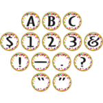 Teacher Created Resources Confetti Circle Letters [TCR5849]
