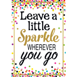 Teacher Created Resources Leave a Little Sparkle Wherever You Go Positive Poster