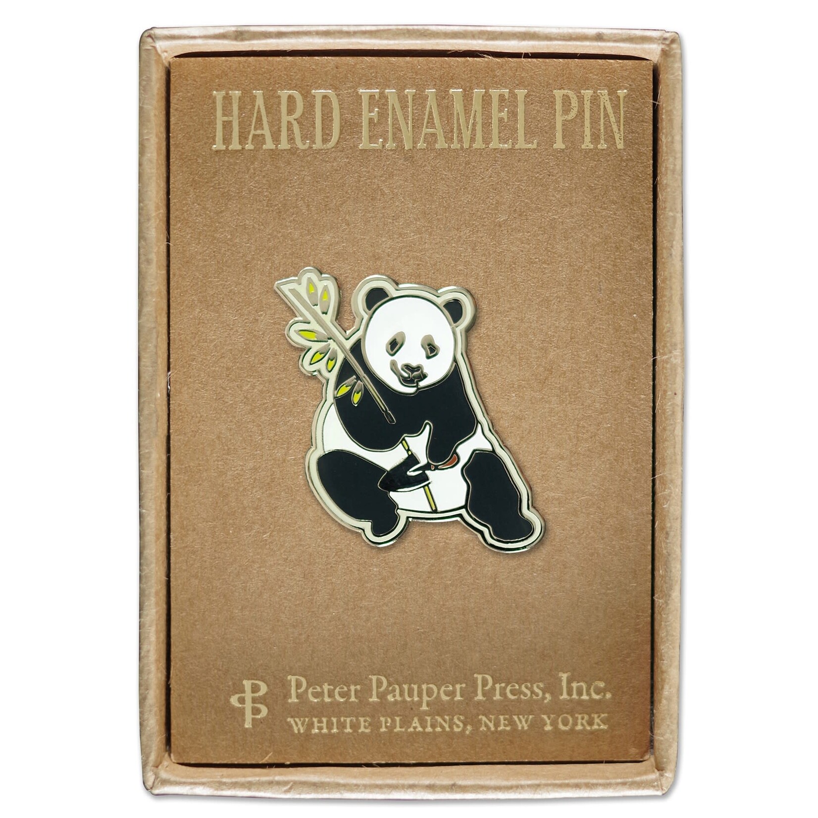 Peter Pauper Press Hard Enamel Pin - Panda [PPP5341]