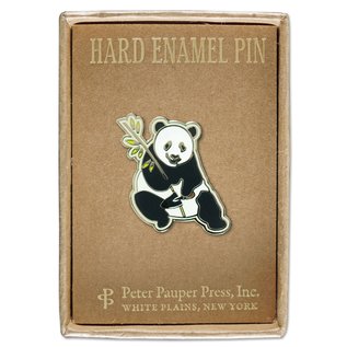 Peter Pauper Press Hard Enamel Pin - Panda