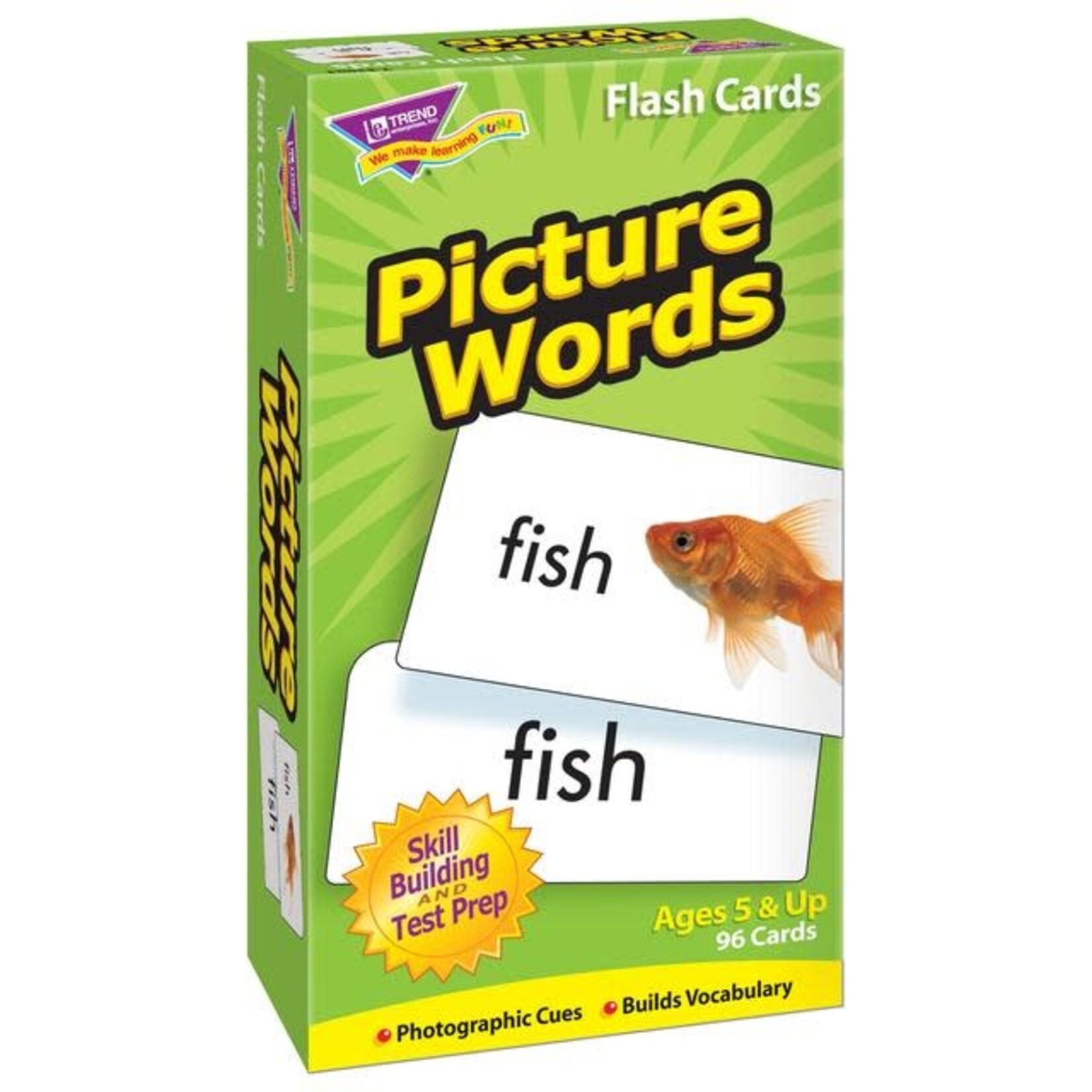 Trend Enterprises Picture Words Skill Drill Flash Cards [T53004]