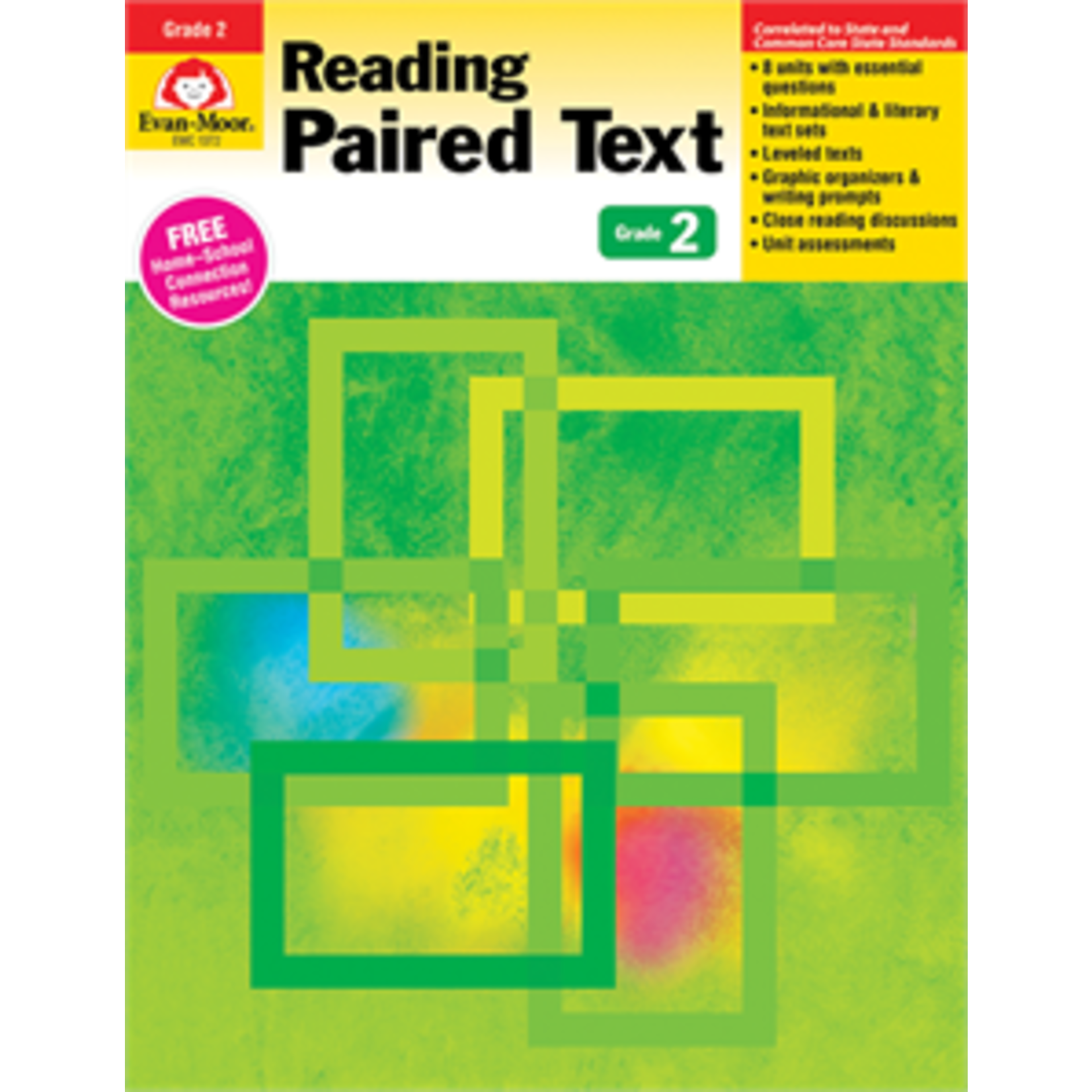 Evan-Moor GR 2 READING PAIRED TEXT LESSONS FOR COMMON CORE MASTERY [EMC1372]
