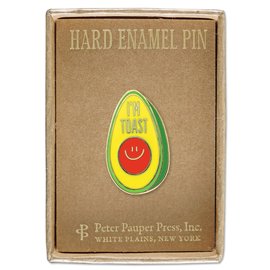 Peter Pauper Press Hard Enamel Pin - Avocado