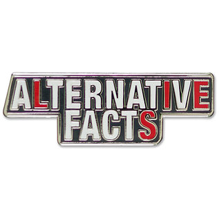 Peter Pauper Press Hard Enamel Pin - Alternative Facts