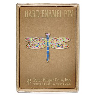 Peter Pauper Press Hard Enamel Pin - Dragonfly
