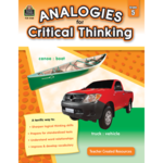 Teacher Created Resources Analogies for Critical Thinking Grade 5 [TCR3168] (D)