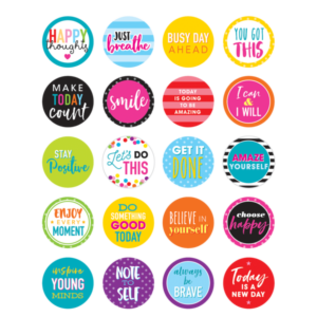 Teacher Created Resources Colorful Words to Inspire Planner Stickers