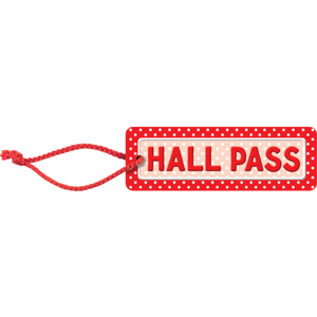 Teacher Created Resources Polka Dots Hall Pass