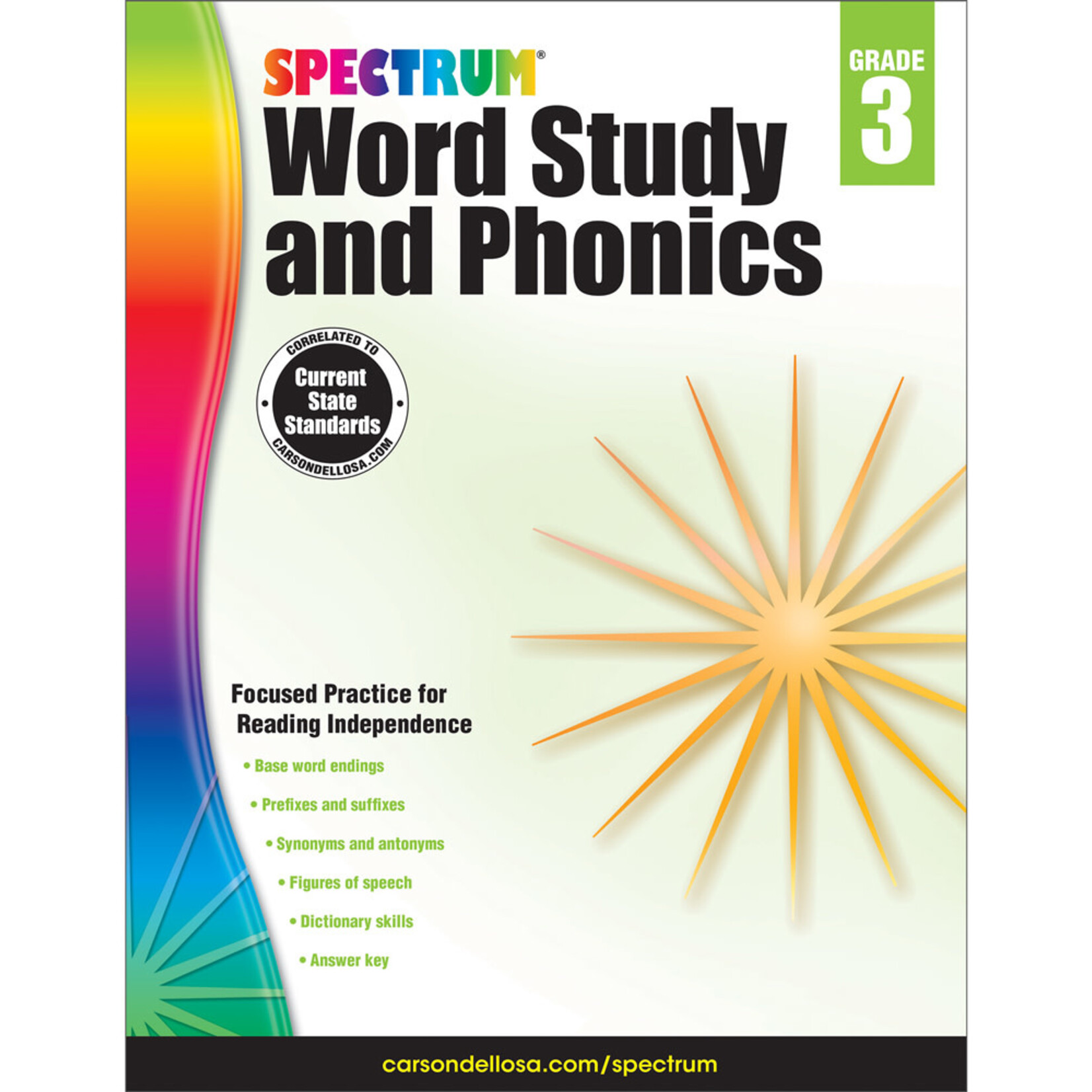 Carson-Dellosa Publishing Group SPECTRUM WORD STUDY PHONICS GRADE 3 [CD704606]