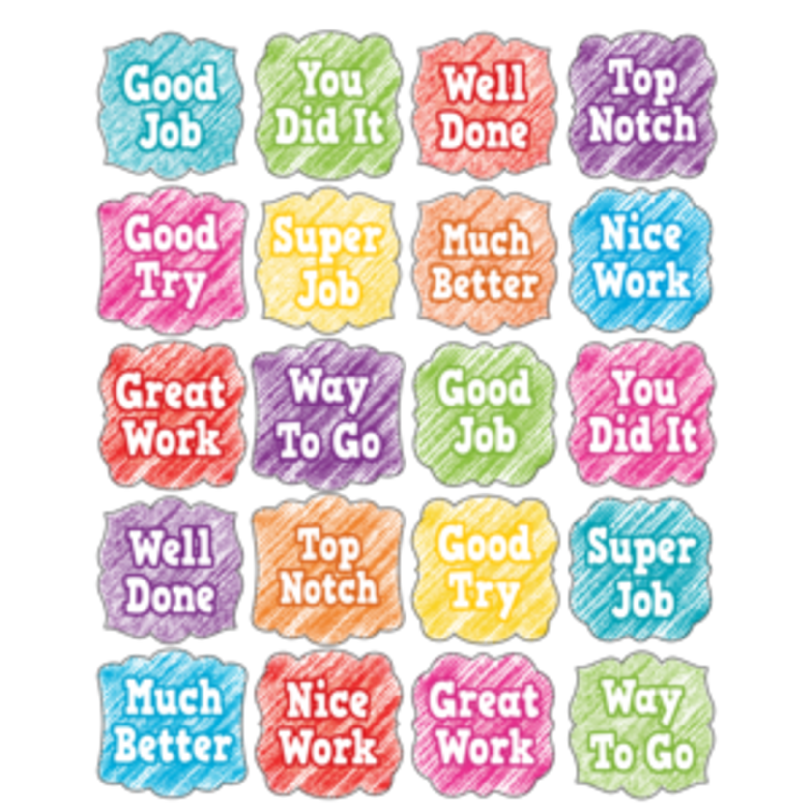 Teacher Created Resources Scribble Stickers [TCR3054]