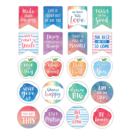 Teacher Created Resources Watercolor Words to Inspire Planner Stickers