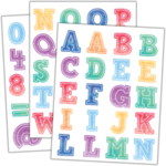 Teacher Created Resources WATERCOLOR ALPHABET STICKERS [TCR8196]