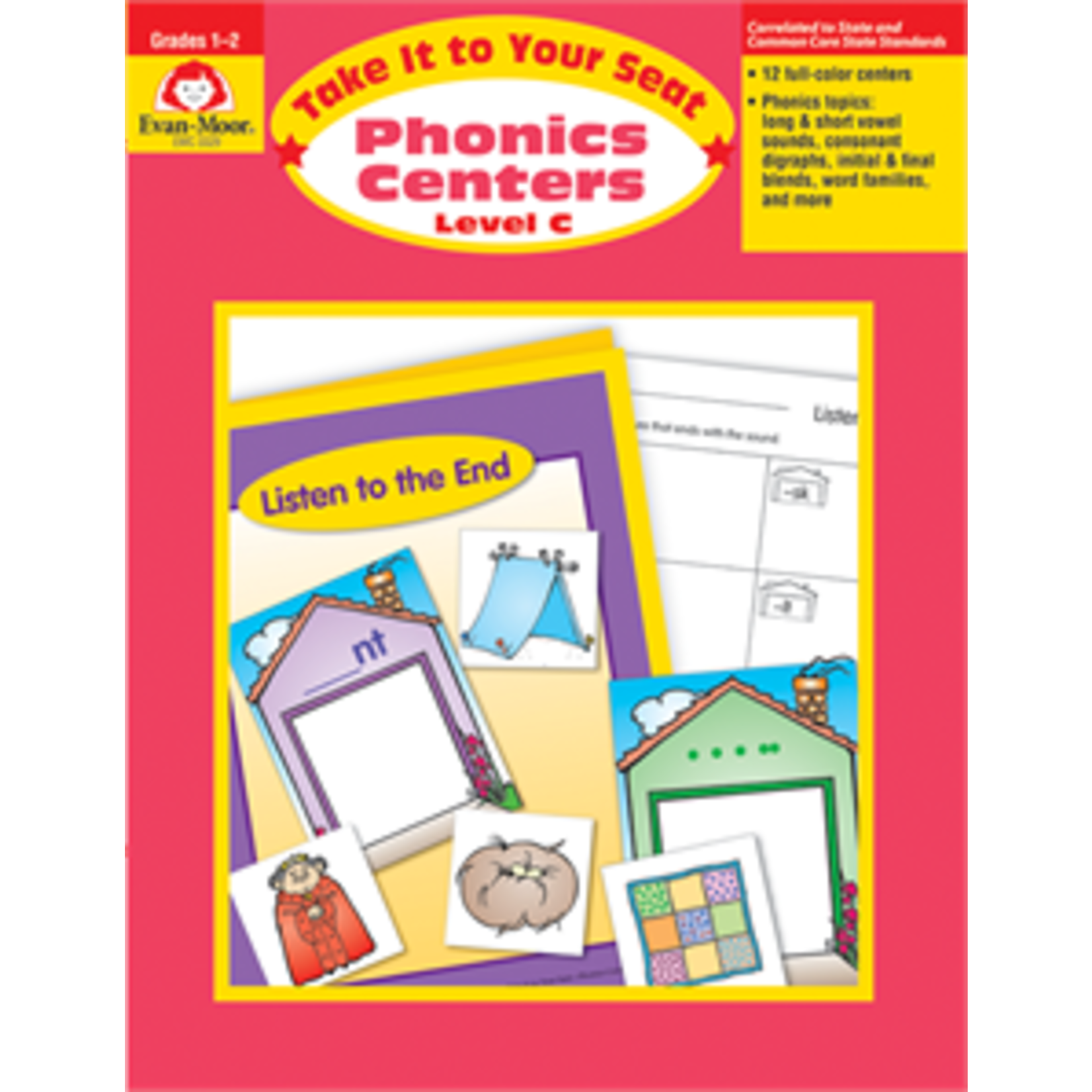 Evan-Moor Take It to Your Seat: Phonics Centers (Level C) [EMC3329]