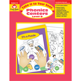 Evan-Moor Take It to Your Seat: Phonics Centers (Level D)