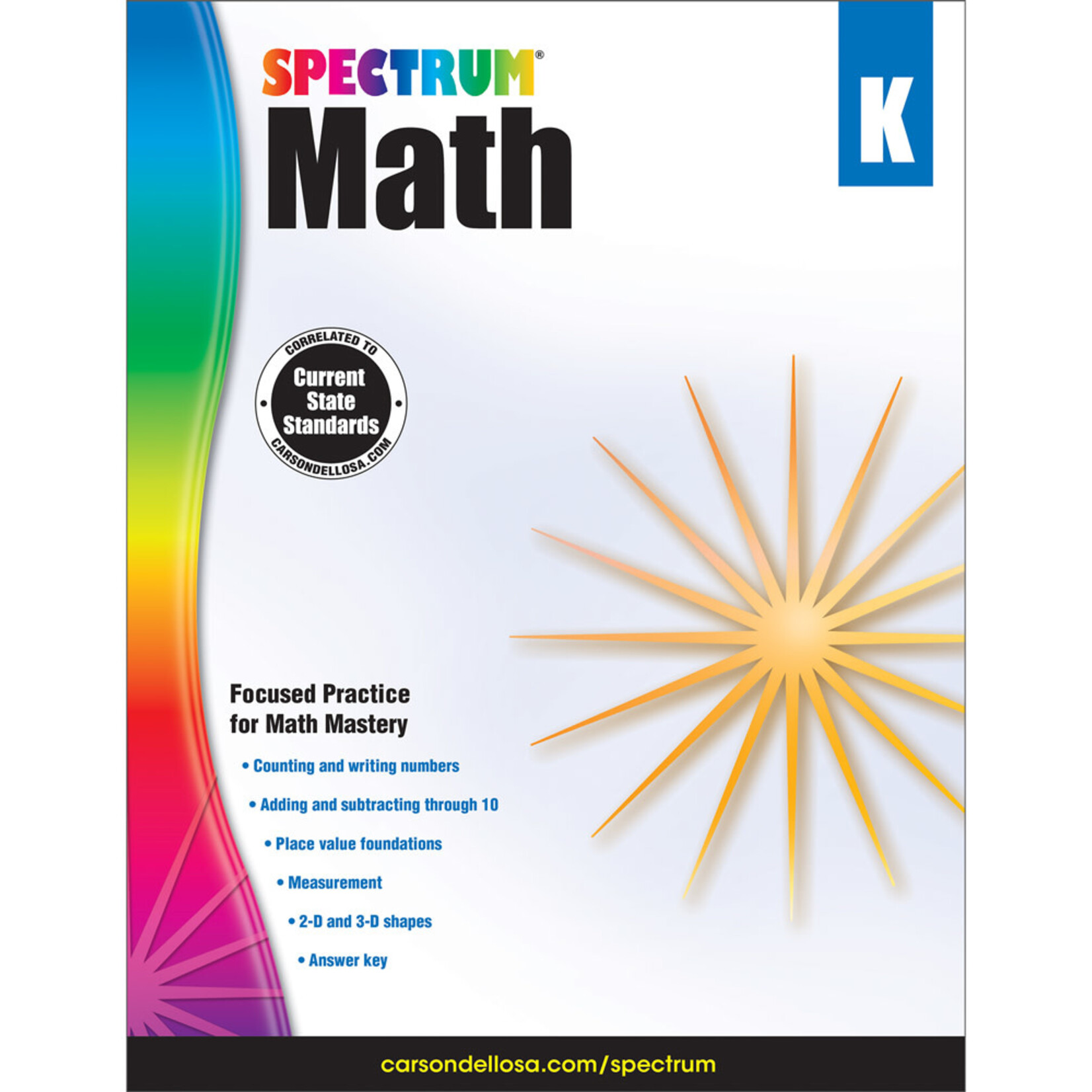 Carson-Dellosa Publishing Group Spectrum Math Grade K [CD704560]