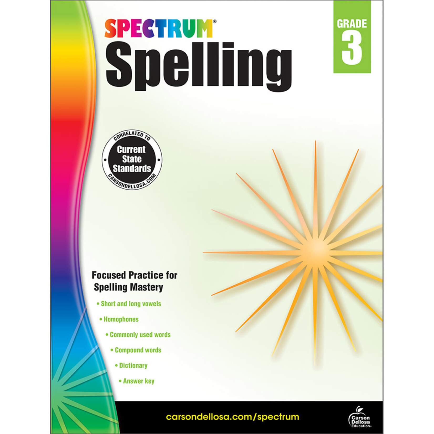 Carson-Dellosa Publishing Group SPECTRUM SPELLING GRADE 3 [CD704599]