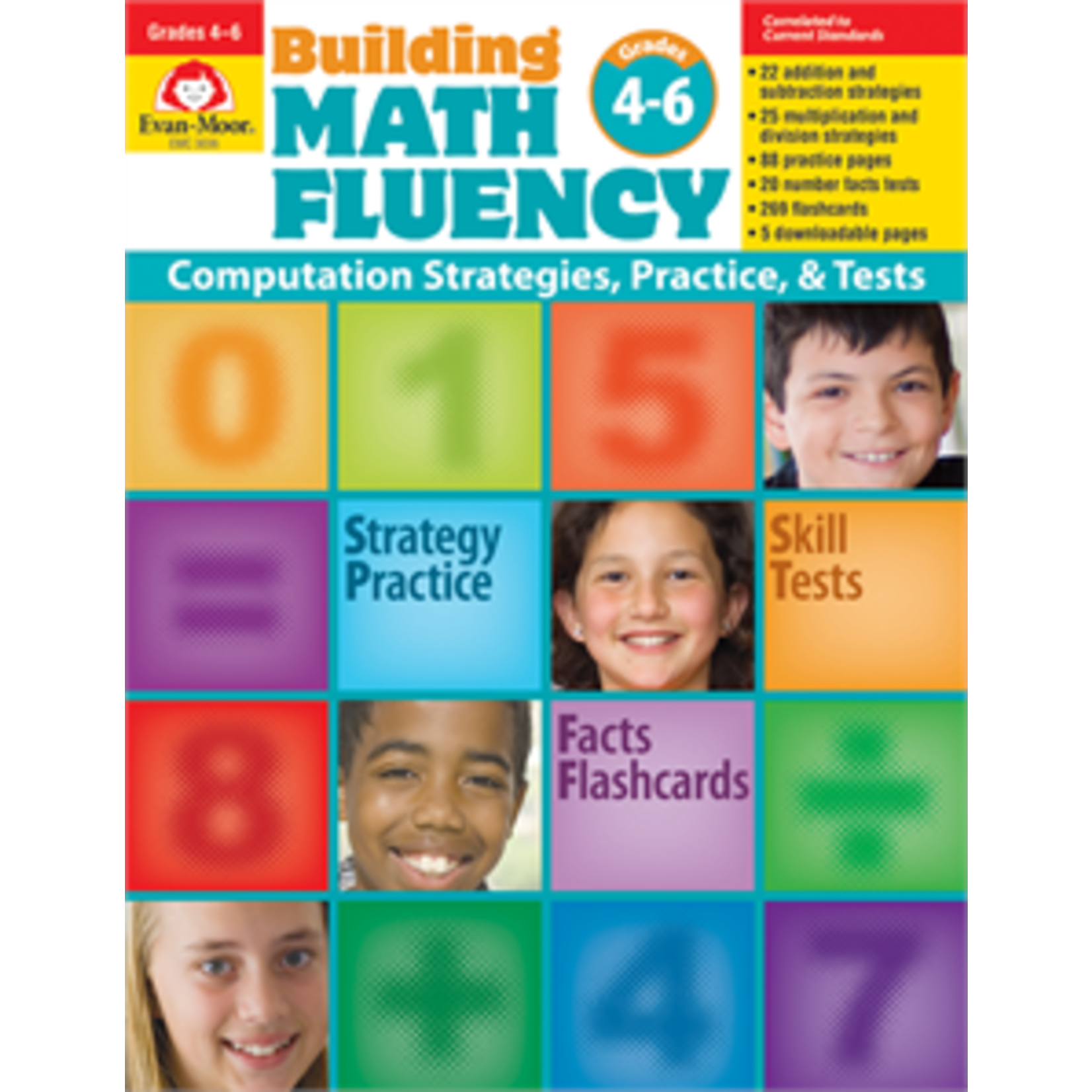 Evan-Moor BUILDING MATH FLUENCY GRADES 4-6+ [EMC3036]
