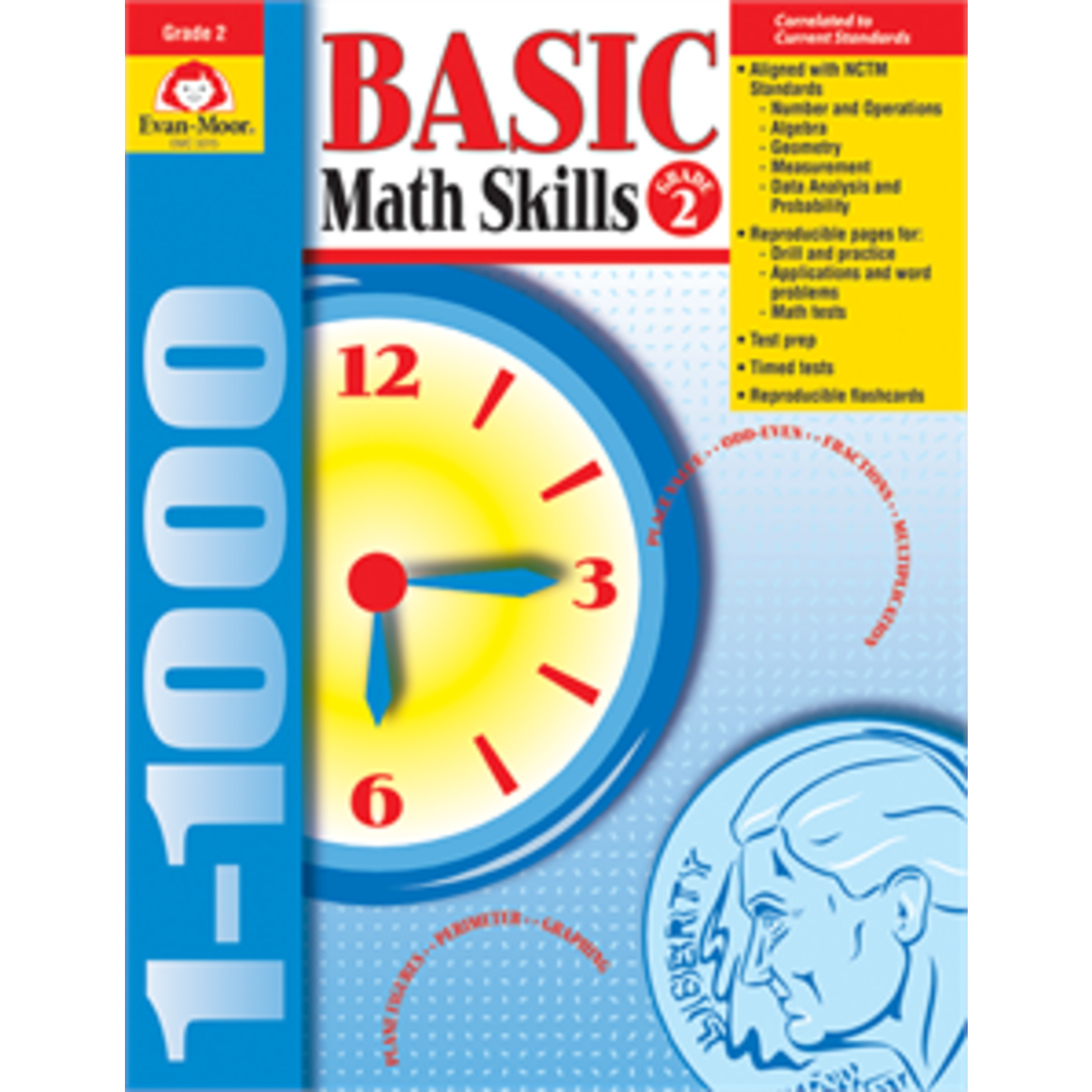 Evan-Moor BASIC MATH SKILLS GRADE 2 [EMC3015]