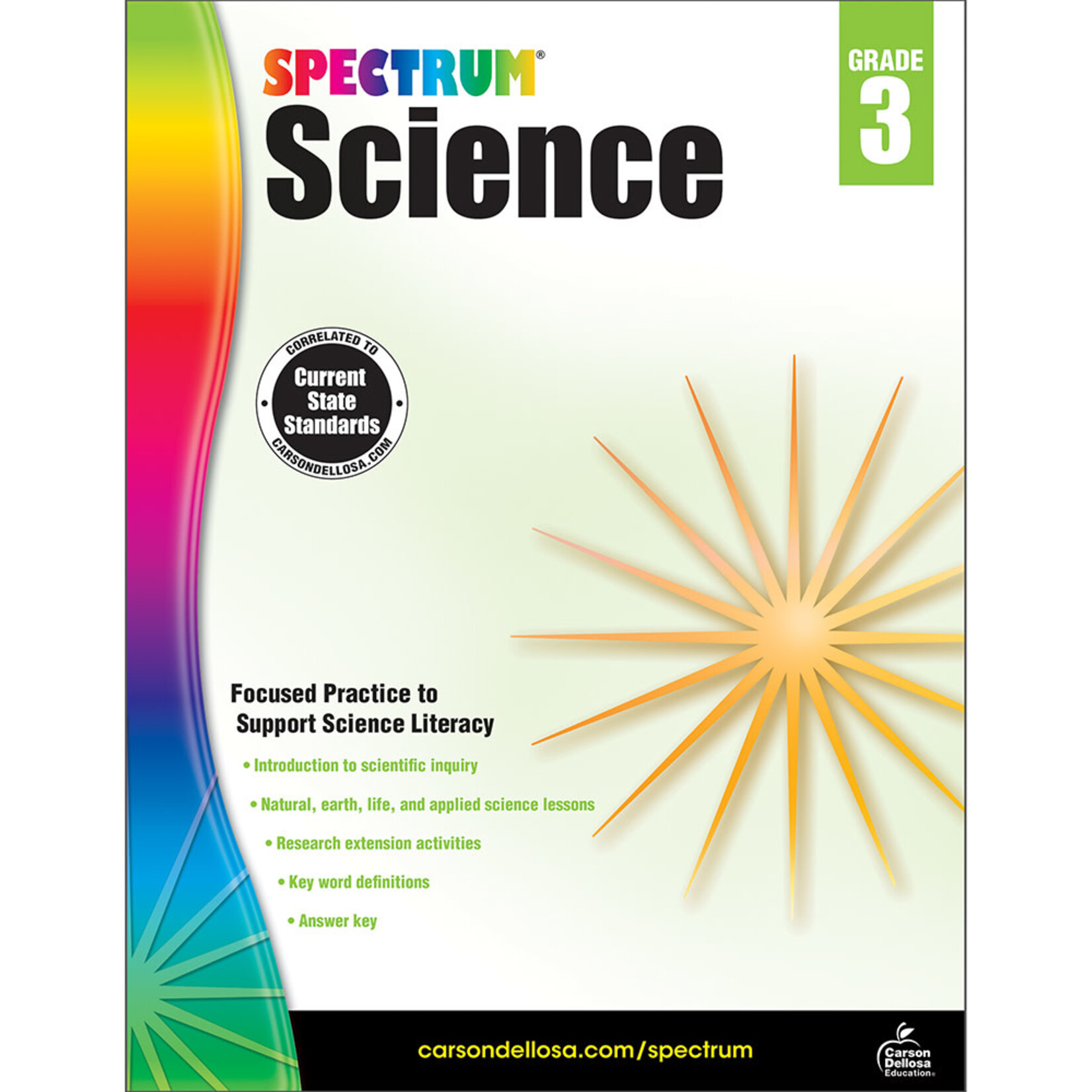 Carson-Dellosa Publishing Group SPECTRUM SCIENCE BOOK GRADE 3 [CD704616]