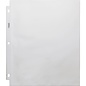 Business Source Business Source Top Loading Sheet Protectors Letter - 8 1/2" x 11" - Heavy Weight (3.3 mil) - 3-Hole Punched - Clear - 100/ Box
