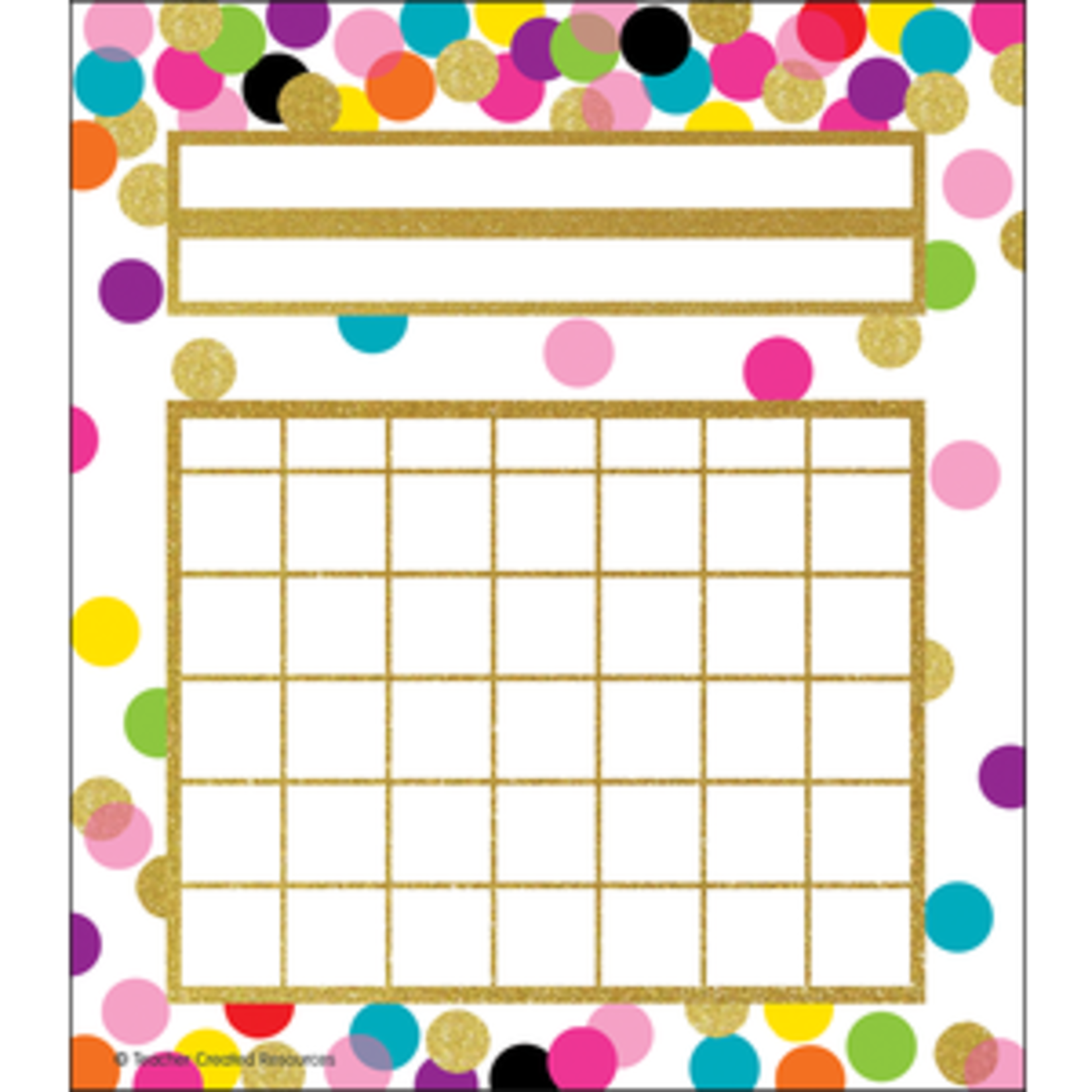 Teacher Created Resources Confetti Incentive Chart Pad [TCR5887]