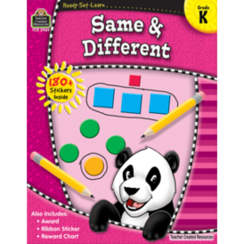 Teacher Created Resources Ready-Set-Learn: Same & Different Grade K