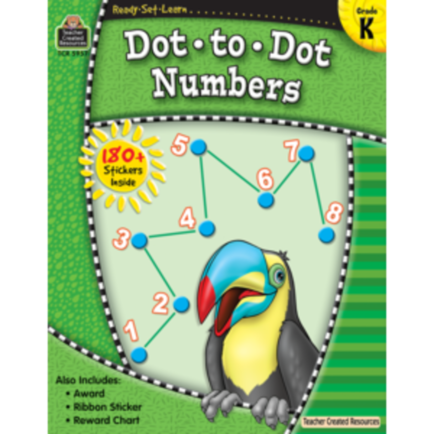 Teacher Created Resources Ready-Set-Learn: Dot-to-Dot Numbers Grd K [TCR5957]