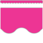 Teacher Created Resources Hot Pink Scalloped Border Trim [TCR5582]