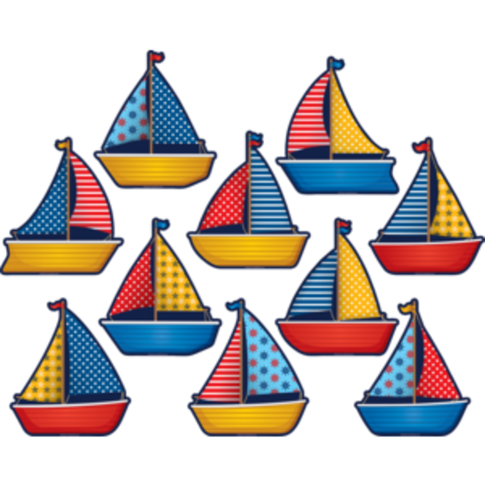 Teacher Created Resources Sailboats Accents [TCR5656]