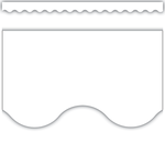 Teacher Created Resources White Scalloped Border Trim [TCR5595]