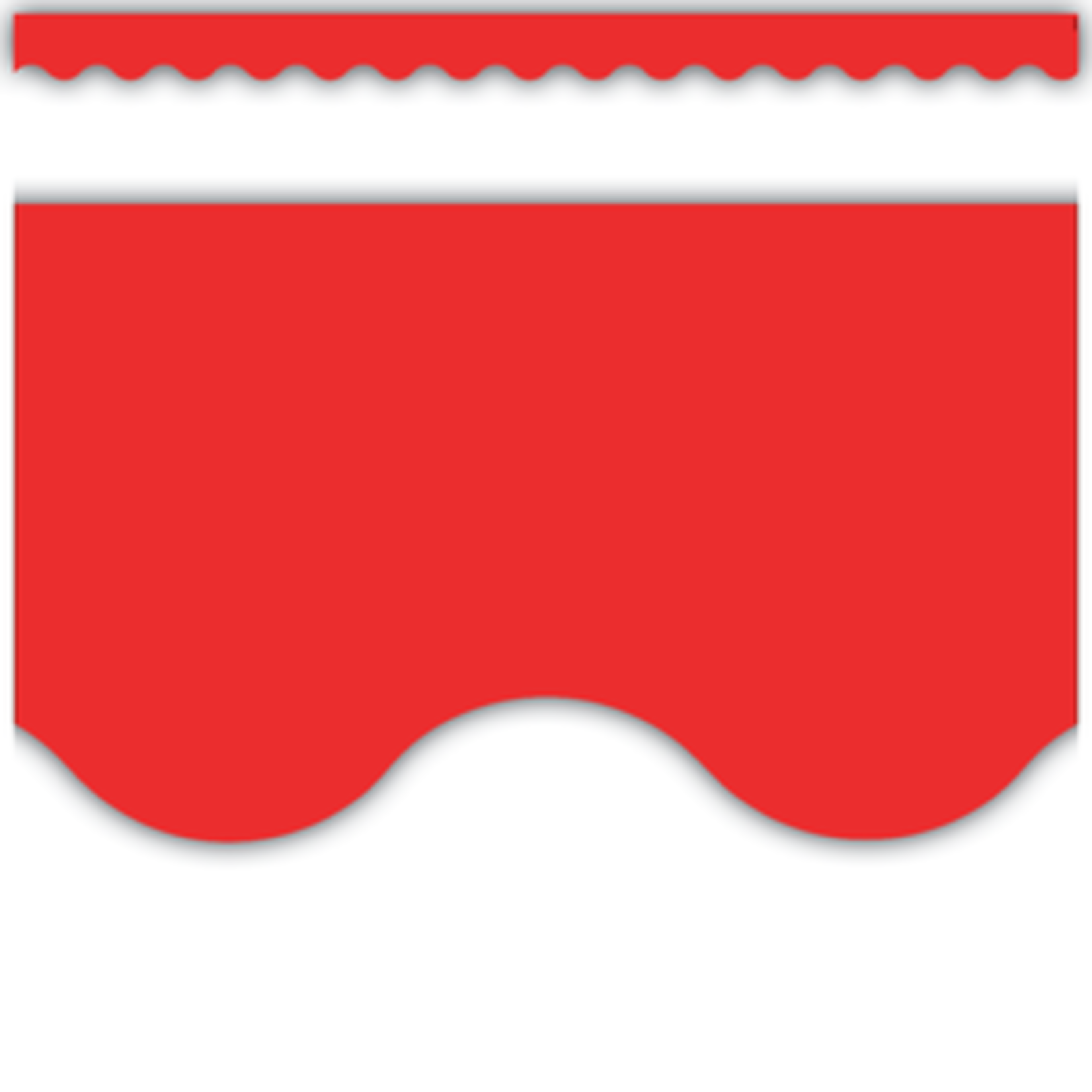 Teacher Created Resources Red Scalloped Border Trim [TCR4174]