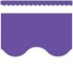 Teacher Created Resources Ultra Purple Scalloped Border Trim [TCR8791]