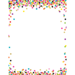 Teacher Created Resources Confetti Blank Chart 17x22 [TCR7646]