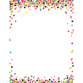 Teacher Created Resources Confetti Blank Chart