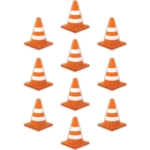 Teacher Created Resources Under Construction Cones Accents [TCR8745]