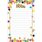 Teacher Created Resources Confetti Notepad [TCR8893]