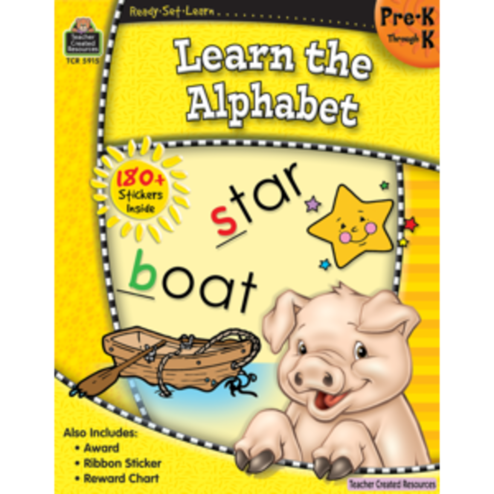 Teacher Created Resources Ready-Set-Learn: Learn the Alphabet PreK-K [TCR5915]