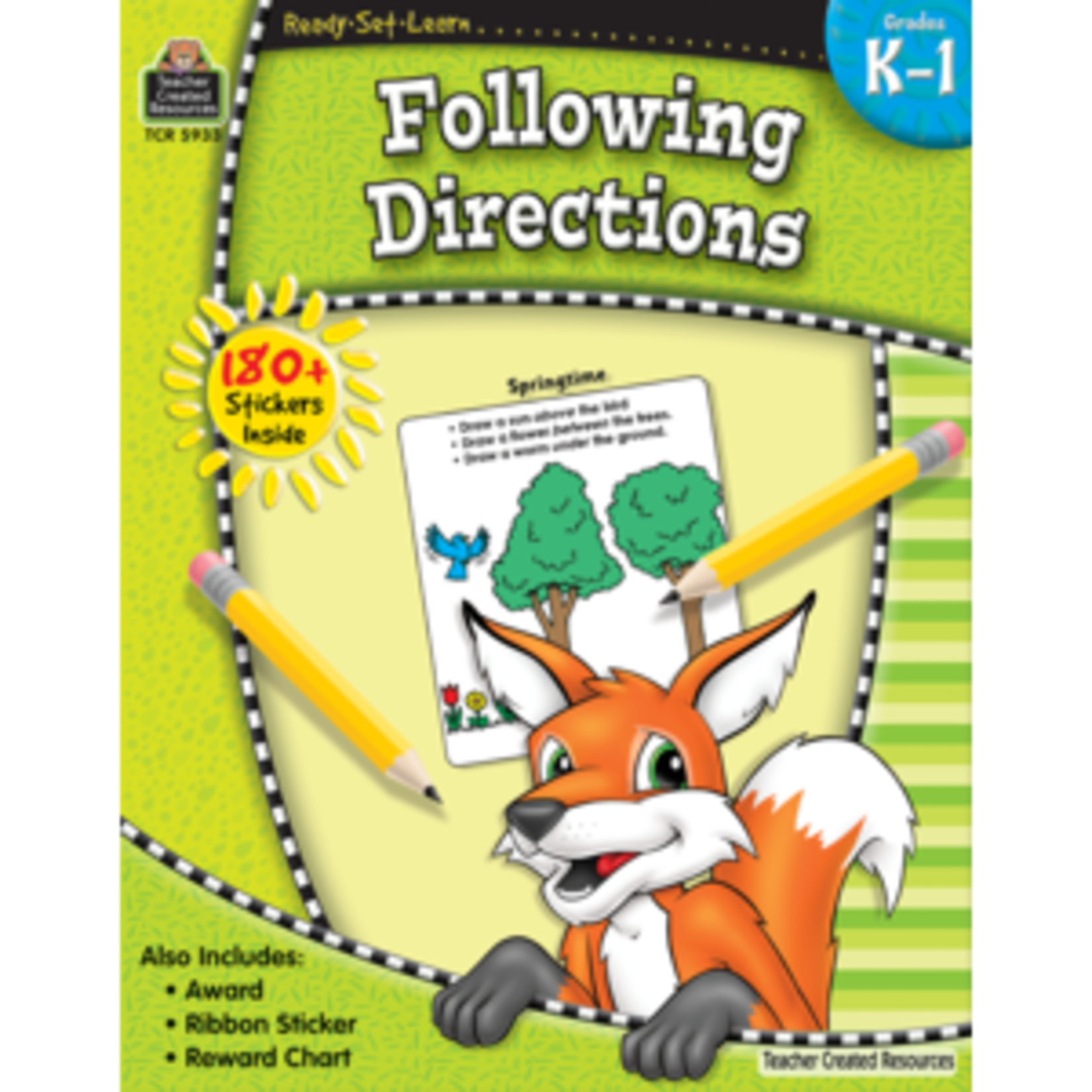 Teacher Created Resources Ready-Set-Learn: Following Directions Grade K-1 [TCR5933]