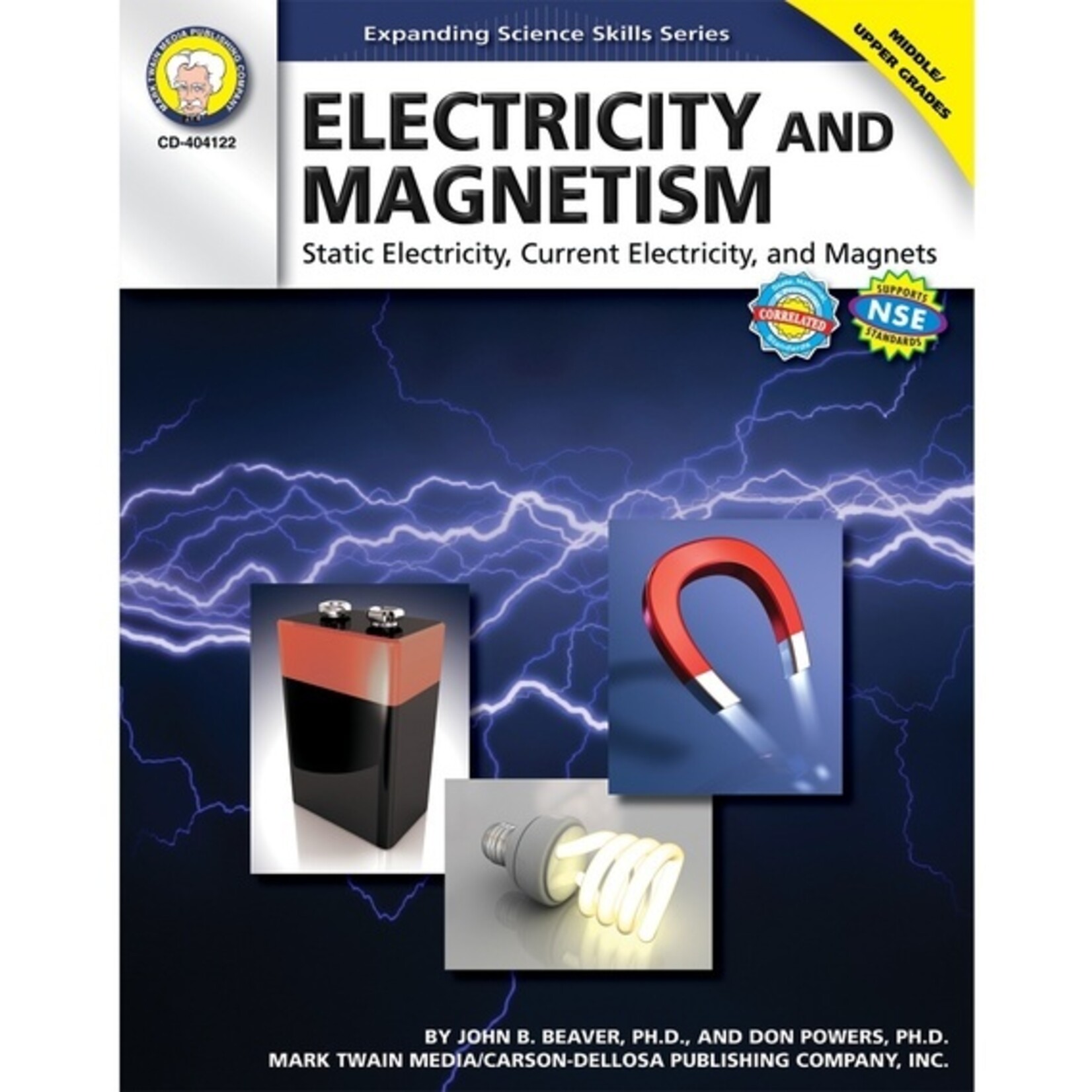 Carson-Dellosa Publishing Group Electricity and Magnetism, Grades 6 - 12: Static Electricity, Current Electricity, and Magnets (Expanding Science Skills Series) [CD404122]
