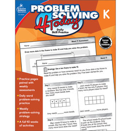 Carson-Dellosa Publishing Group Problem Solving 4 Today Grade K