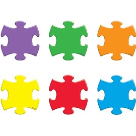 Trend Enterprises Puzzle Pieces Mini Accents Variety Pack