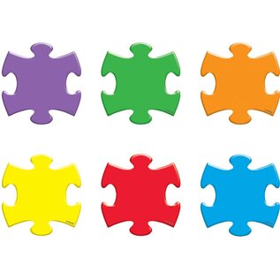 Trend Enterprises Puzzle Pieces Mini Accents Variety Pack