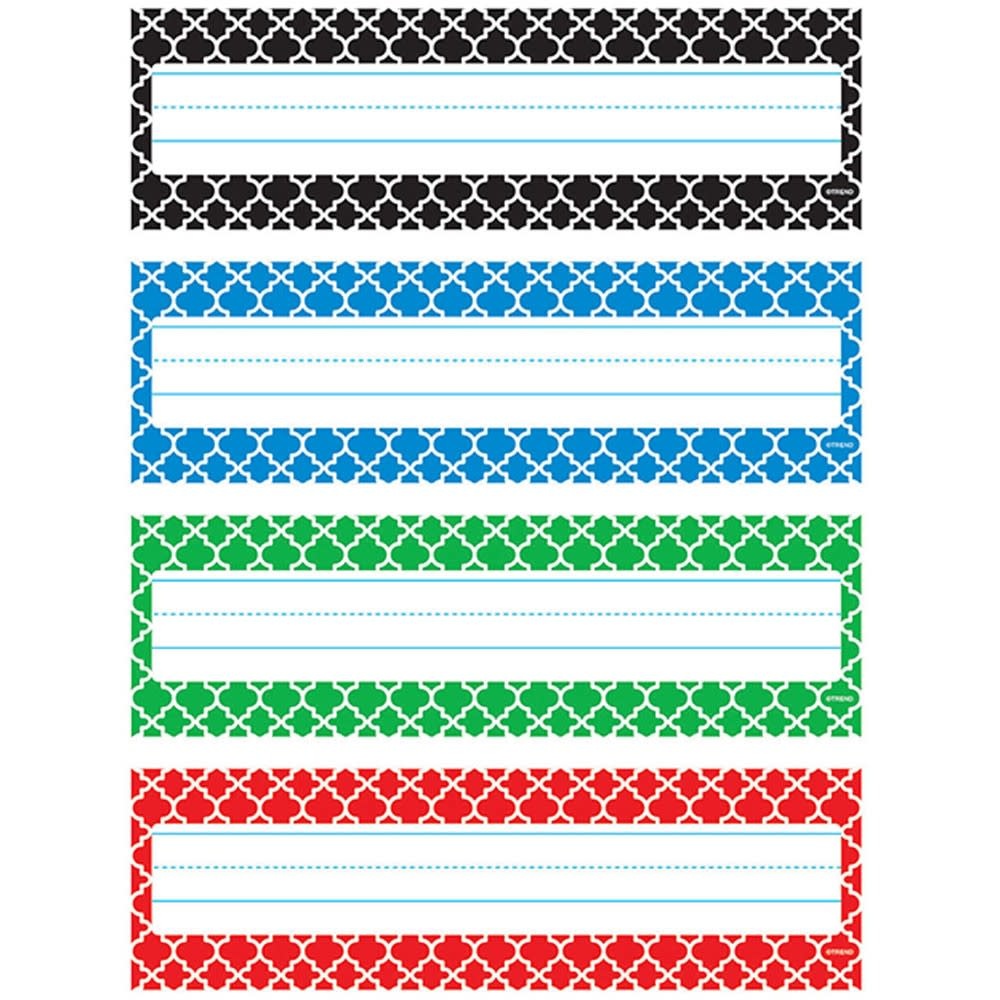 Trend Enterprises Moroccan NAME PLATES School & Office Annex