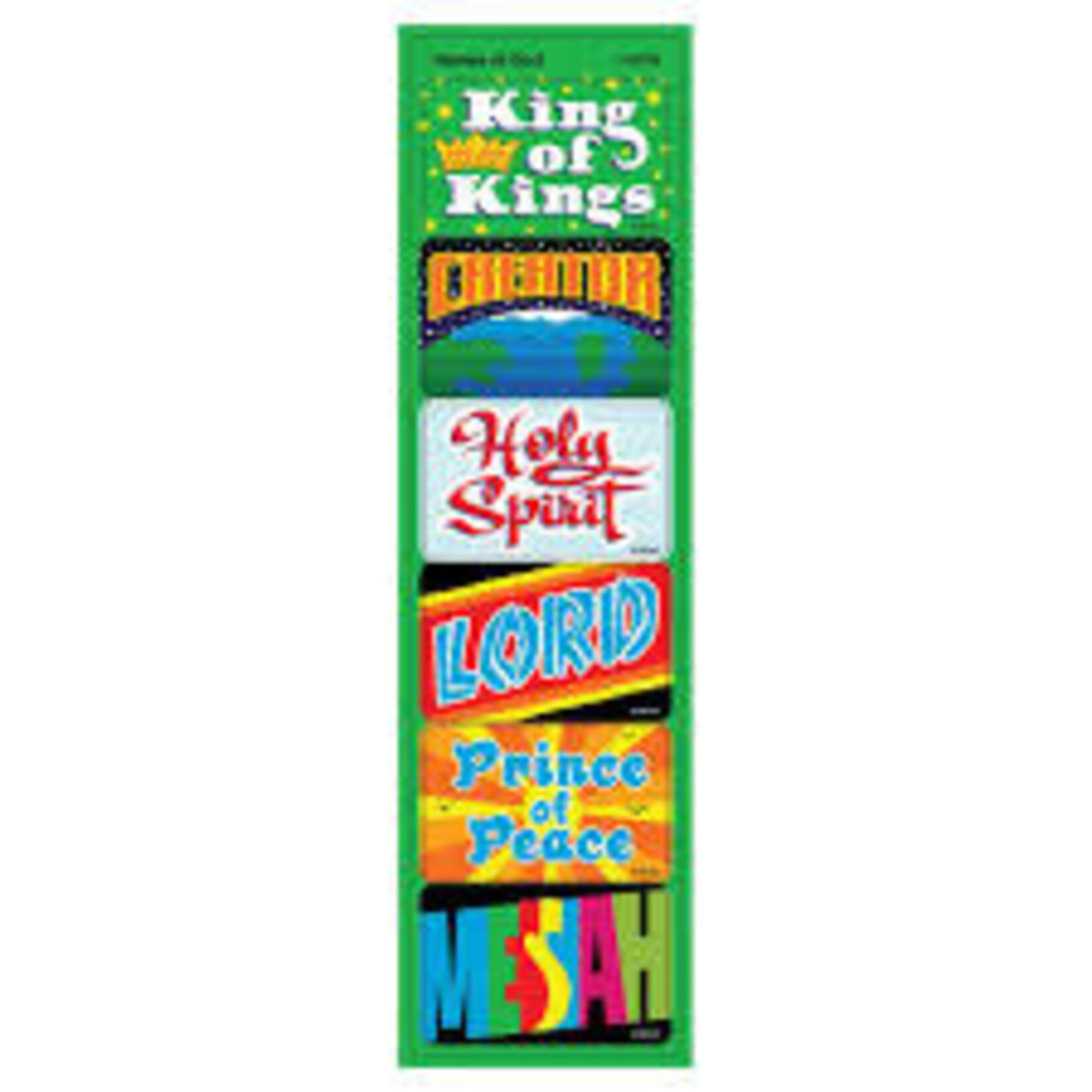Trend Enterprises Names of God Applause STICKERS – Large [T47732]