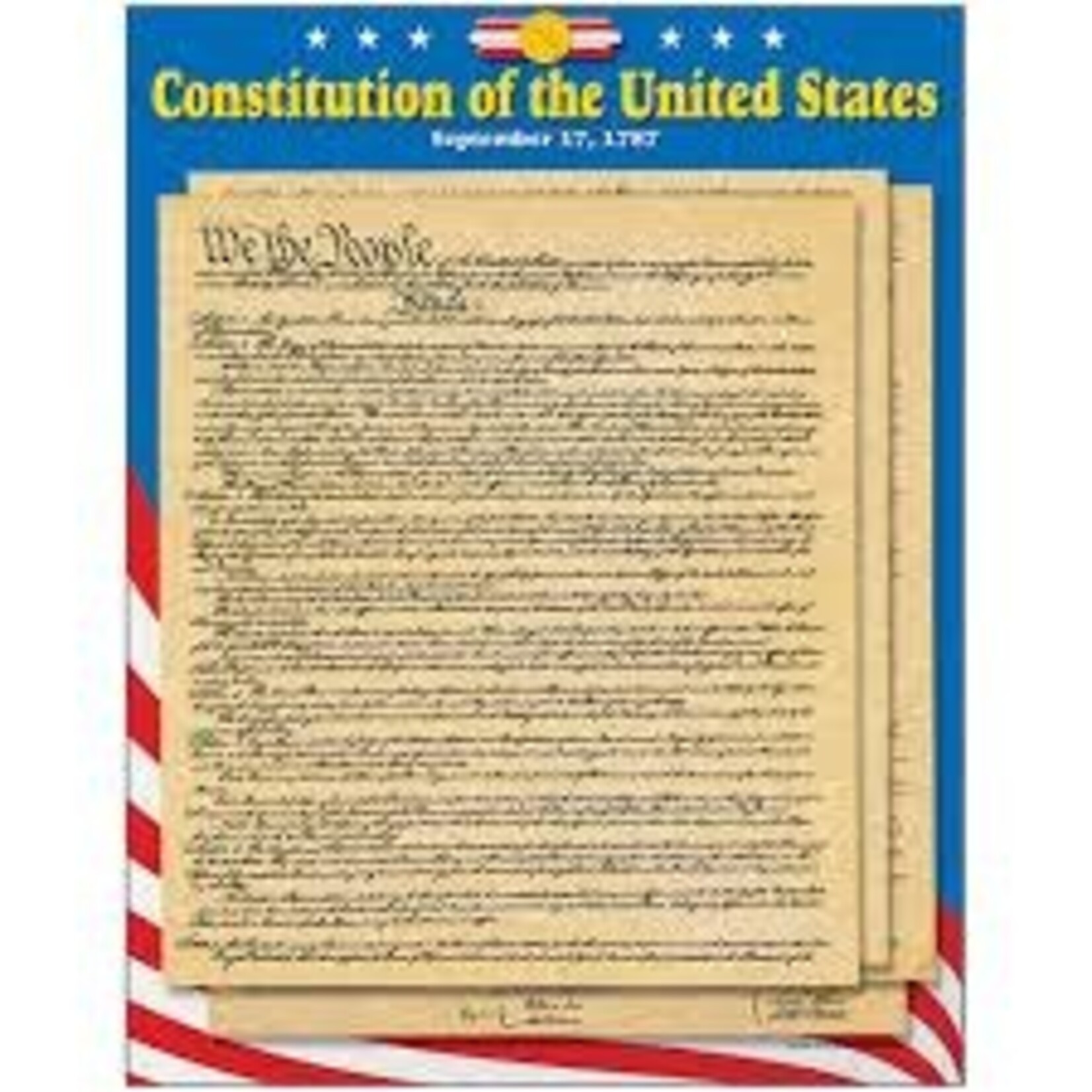 Trend Enterprises U.S. Constitution Learning Chart 17x22 [T38253]