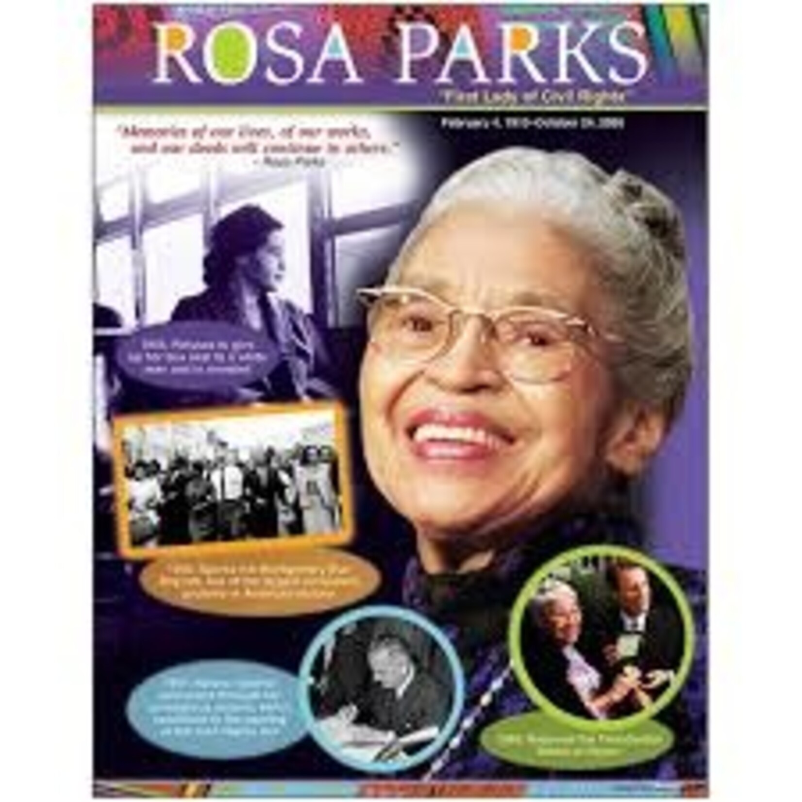 Trend Enterprises ROSA PARKS Learning Chart 17x22 [T38304]