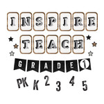 Carson-Dellosa Publishing Group Bulletin Board Set-Industrial Chic-Inspirational Sayings-Mini Bulletin Board (35 Pieces) [CD110400]
