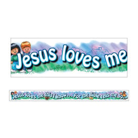 Carson-Dellosa Publishing Group Jesus Loves Me Bulletin Board Border