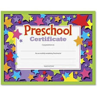 Trend Enterprises Preschool Certificate Pack of 30